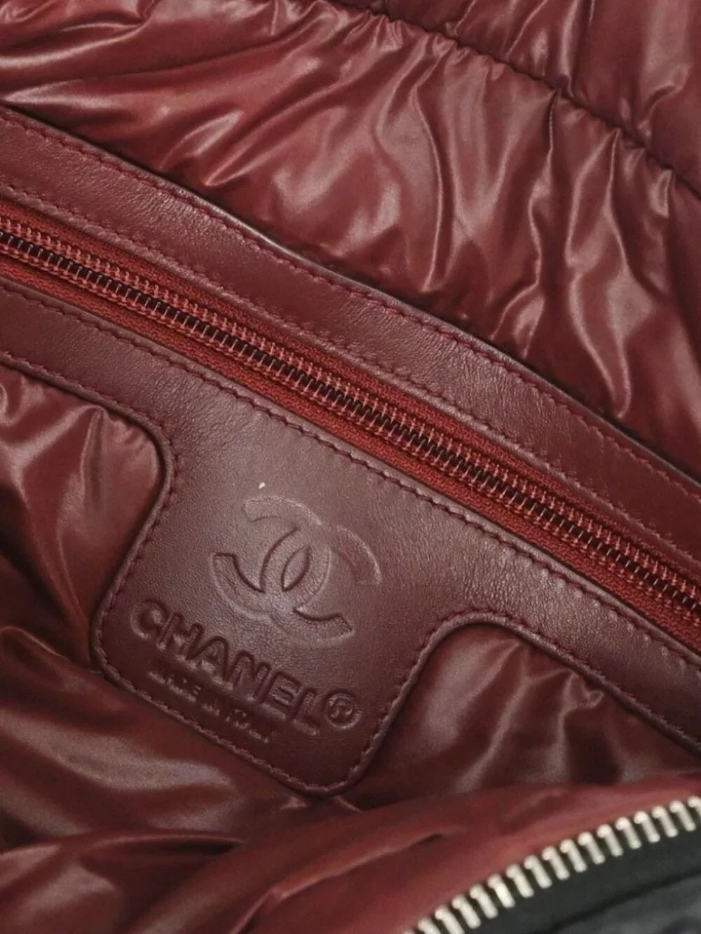 Chanel Black Quilted Nylon Coco Cocoon Messenger Shoulder Bag